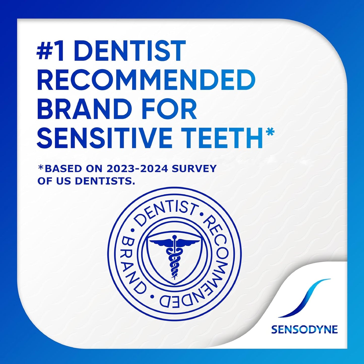 Sensodyne Repair and Protect Whitening Toothpaste, Toothpaste for Sensitive Teeth and Cavity Prevention, 3.4 oz (Pack of 4)