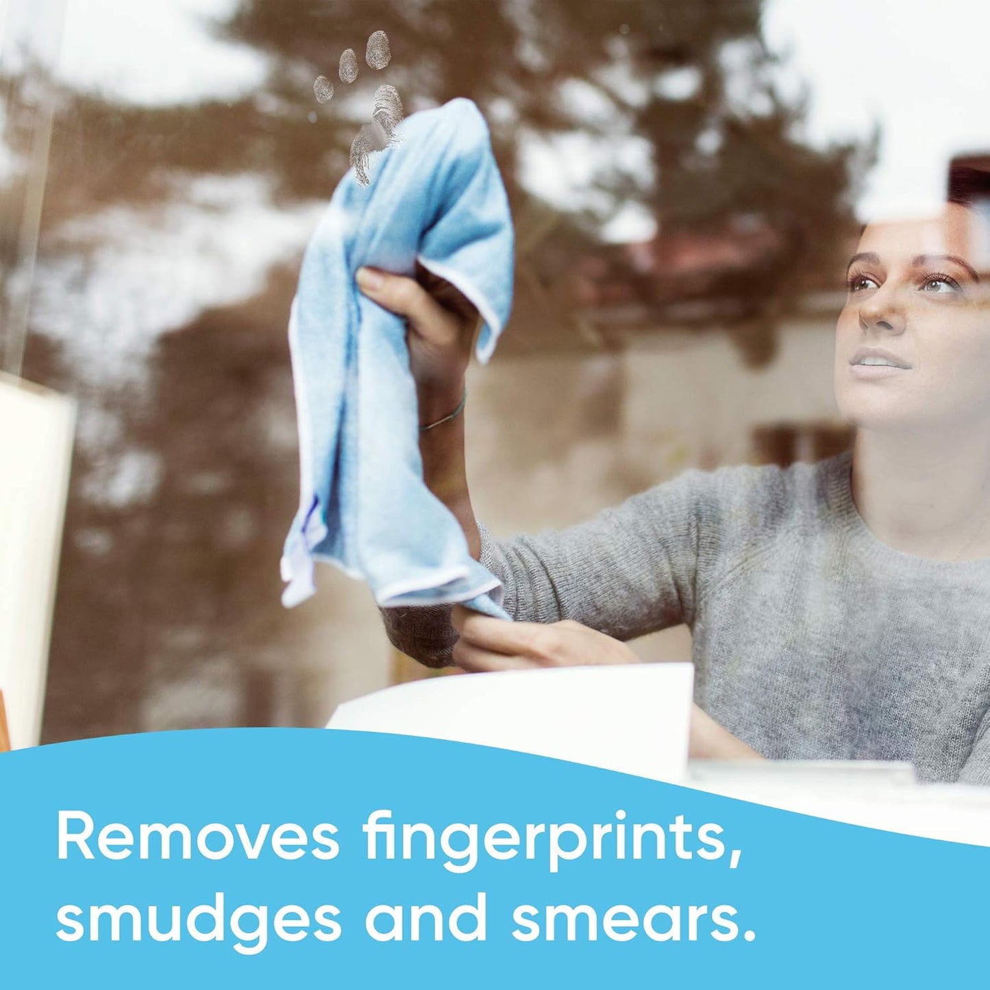 Windex Glass and Window Cleaner Spray Bottle, Bottle Made from 100% Recycled Plastic, Surface Cleaning Spray, Original Blue Scent, 23 Fl Oz (Pack of 2)