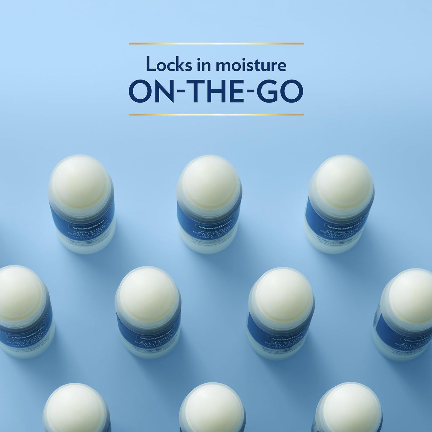 Vaseline All-Over Body Balm Stick 3-Pack – Non-Greasy Fragrance-Free Moisturizer, Travel-Size Lotion, 1.4 Oz Ea