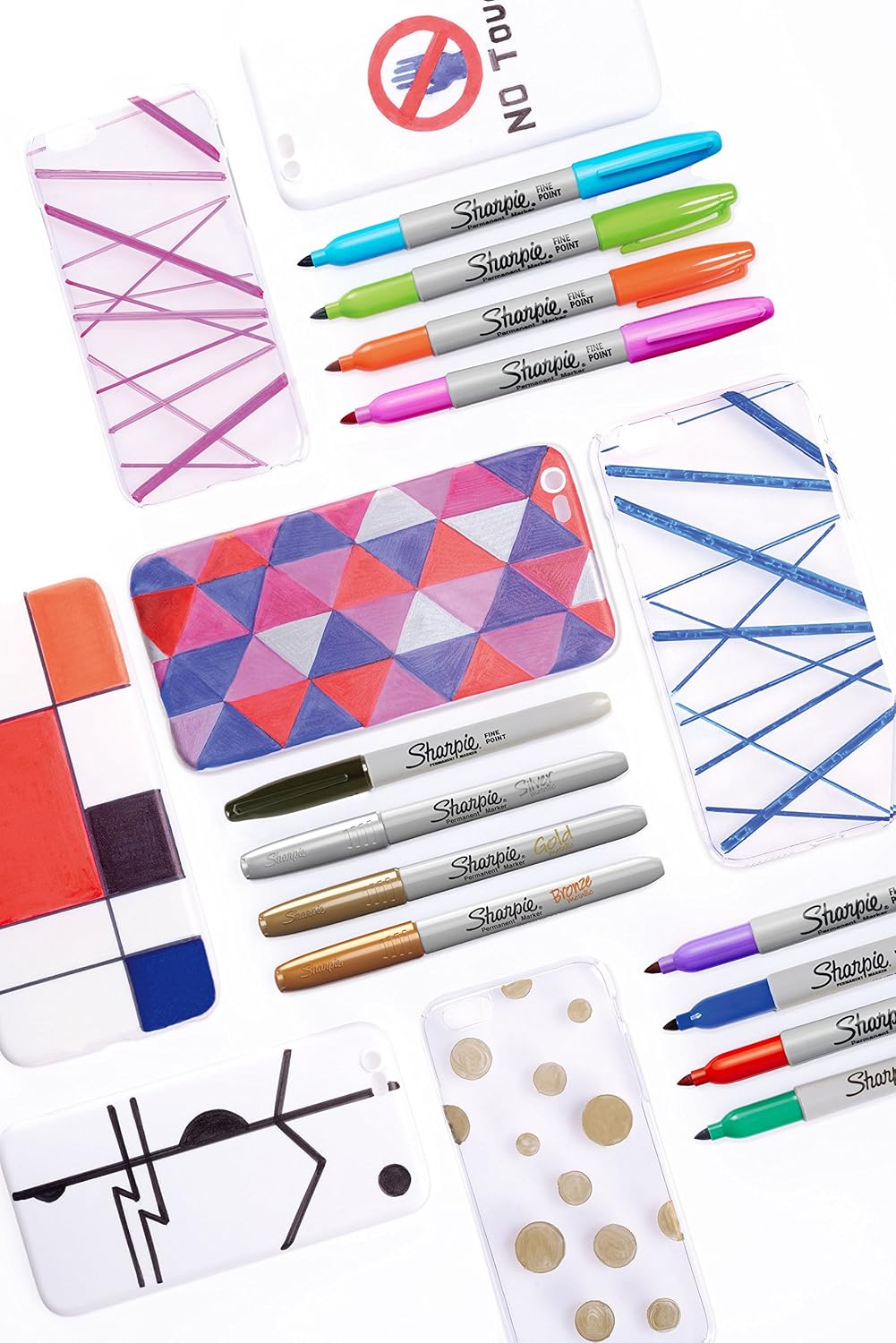 Sharpie 37600PP Permanent Markers, Ultra Fine Point, Classic Colors, 8 Count