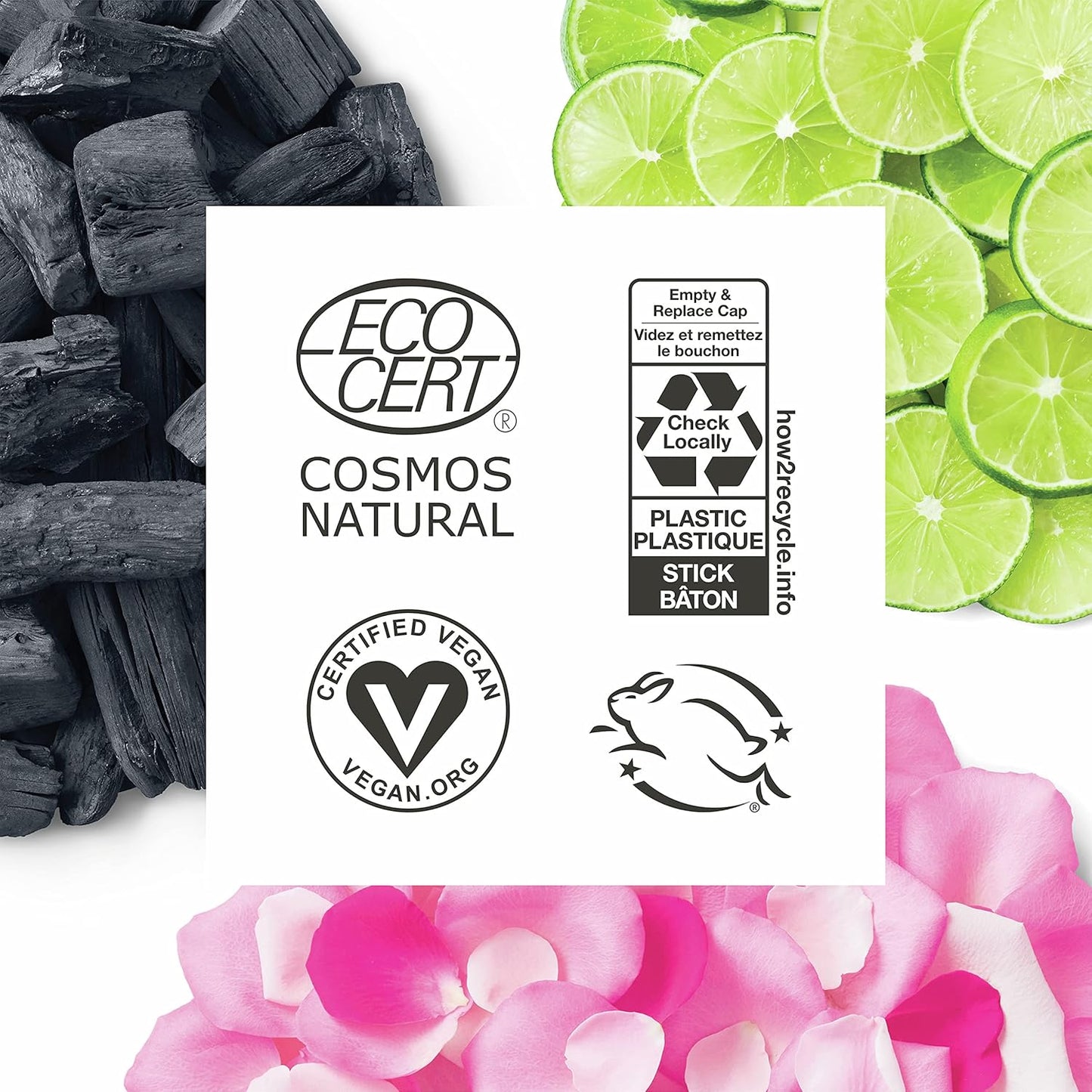 Schmidt's Aluminum Free Natural Deodorant for Women and Men, Here + Now for Sensitive Skin with 24 Hour Odor Protection, Citrus, 3.25 Ounce, (Pack of 1)